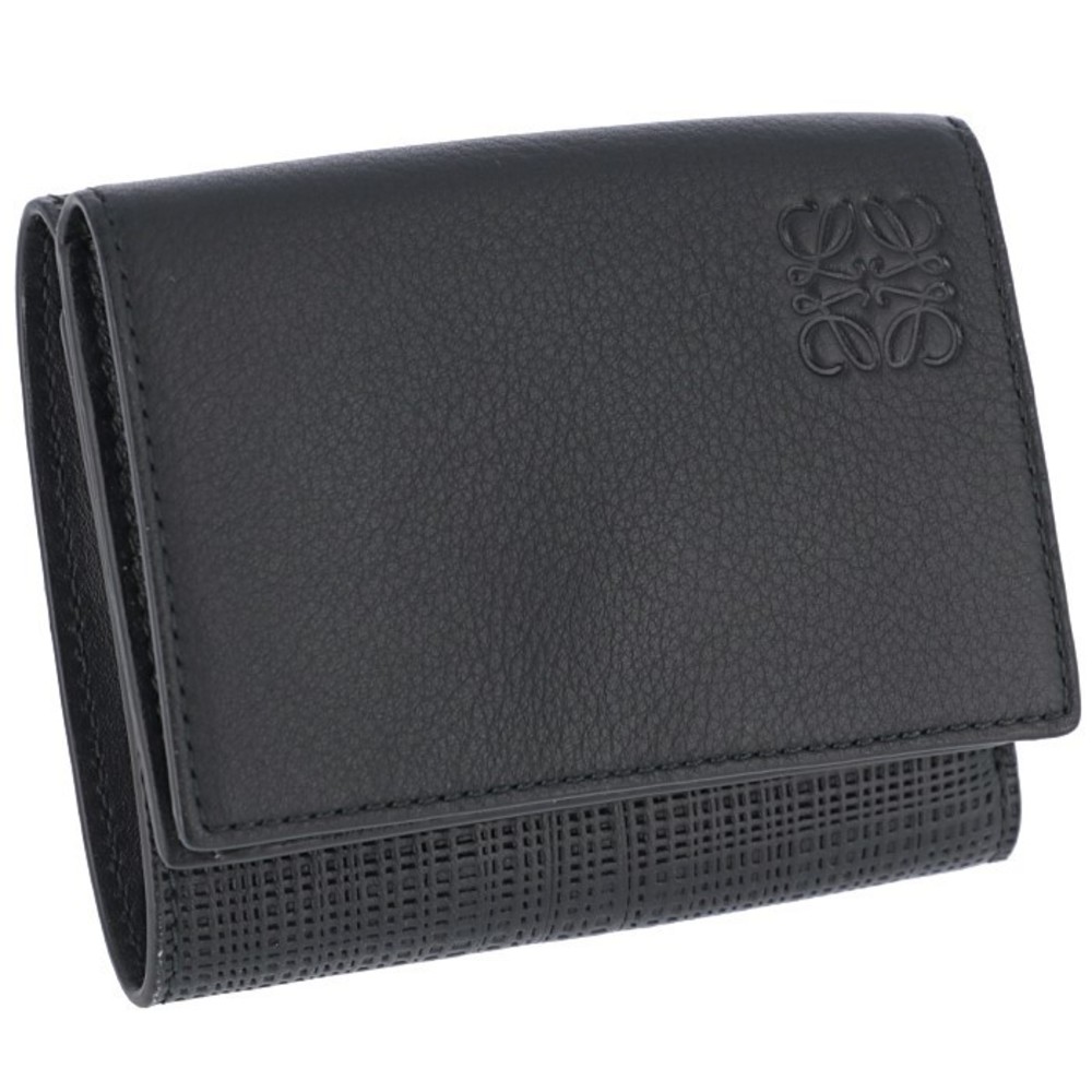 Loewe Trifold Wallet Black - Gem